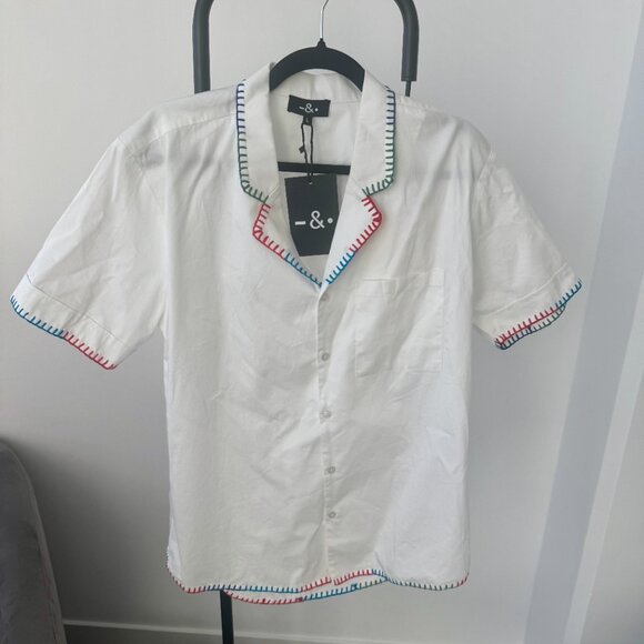 🇮🇳 - Dash & Dot: Blanket Stitch Shirt - Picture 3 of 6